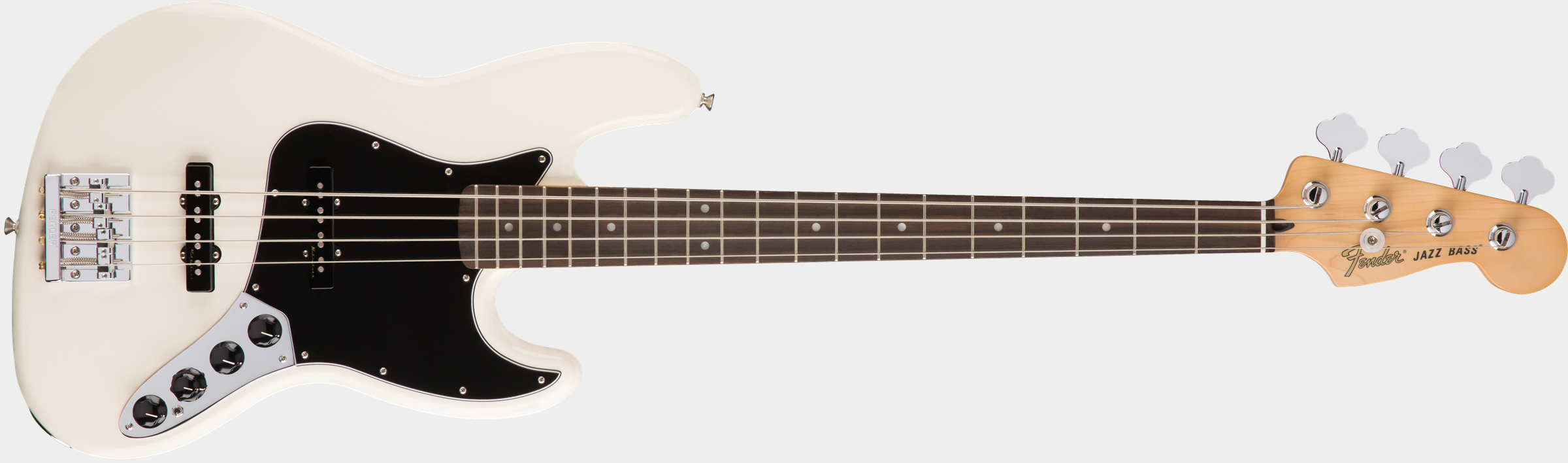 Fender Deluxe Active Jazz Bass Rw Owt Olympic White Music Store Professional