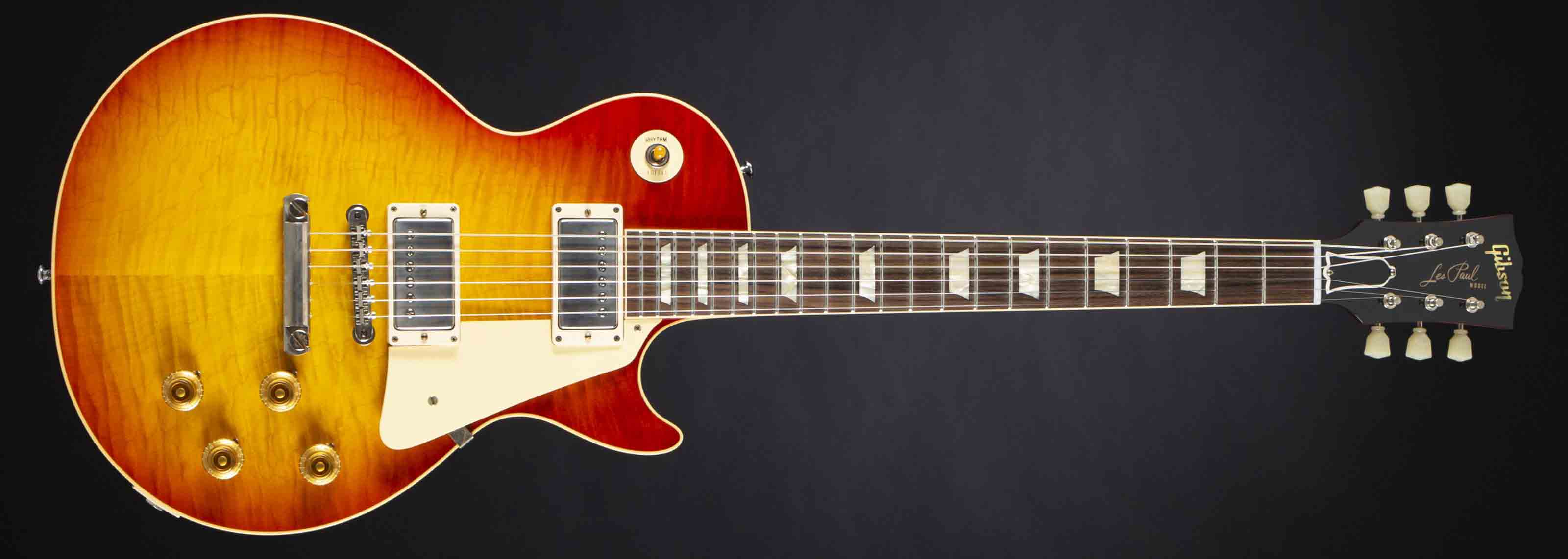 Gibson 1959 Les Paul Standard Vos Washed Cherry Sunburst 90022 Music Store Professional 0477