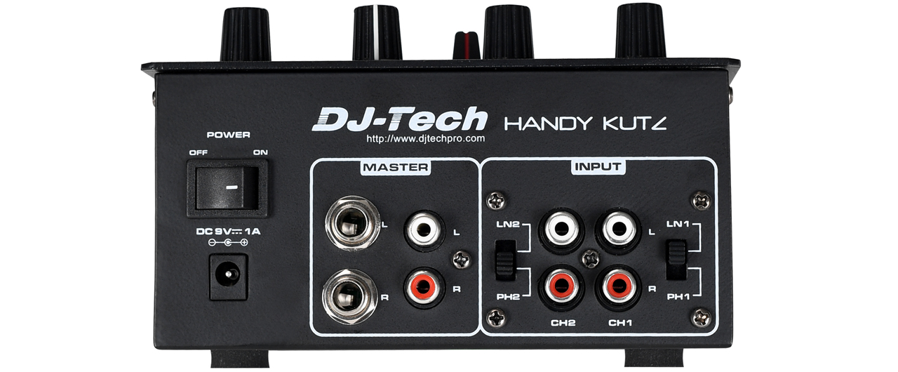 dj-tech handy kutz ポータブルミキサー バッテリー内蔵 楽器/器材 DJ